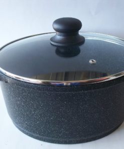 KW Ceramic Marble Coated Cast Aluminum Sauce Pot