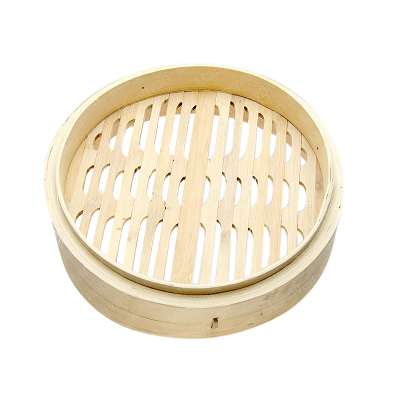 Classic Traditional Design Bamboo Steamer 3Pc Set - Image 2