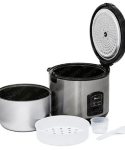 Alternative view of Narita NRC-10(SS)W 10-Cup Rice Cooker/3D Warmer & Steamer