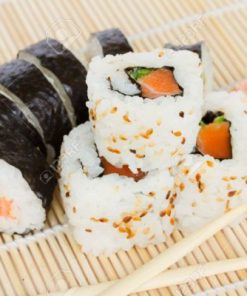 Alternative view of Natural Bamboo Sushi Mat