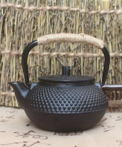 Alternative view of BLACK ARARE CAST IRON TEAPOT
