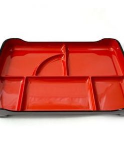 WZ14-BlK Lacquer ware Bento Tray  ( Available in Black)