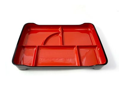 WZ14-BlK Lacquer ware Bento Tray ( Available in Black)