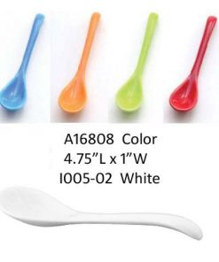 WHITE PORCELAIN SPOONS I005/02