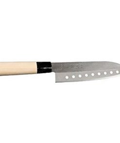 Sekiryu Santoku SR110 Sashimi Sushi Japanese Chef Knife/Holes