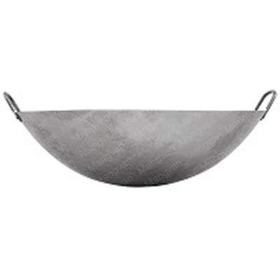 Traditional Hand-Hammered Carbon Steel Wok - Image 2