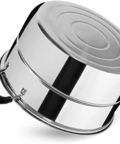 Alternative view of Joycook 3 Layer Stainless Steel Steamer Pot with Glass Lid - Mangvanusa