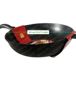 KW Ceramic Marble Coated Cast Aluminum Non Stick Wok Pan