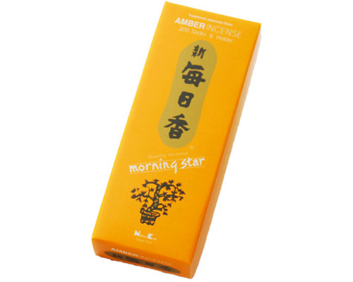 Nippon Kodo - Morning Star - Amber 200 sticks and Holder
