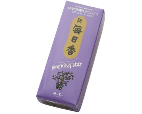 Nippon Kodo- Morning Star - Lavender 200 Sticks and Holder