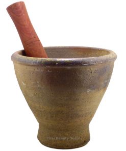 Kruk 9" Clay Mortar & Pestle