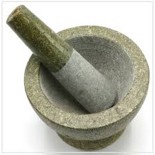 Thai Granite Mortar & Pestle Set 7", 8" (3cup - 5cup) Capacity