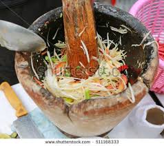 Alternative view of Kruk 9" Clay Mortar & Pestle