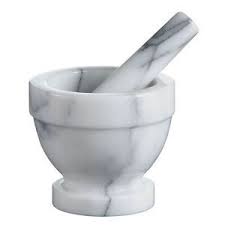 White Marble Mortar & Pestle - Mangvanusa