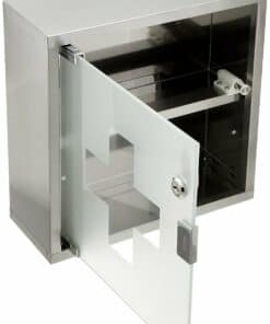 Winco SFAC-12 First Aid Cabinet w/Glass Door